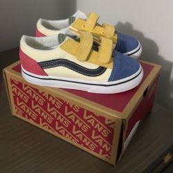 Multicolored Vans 