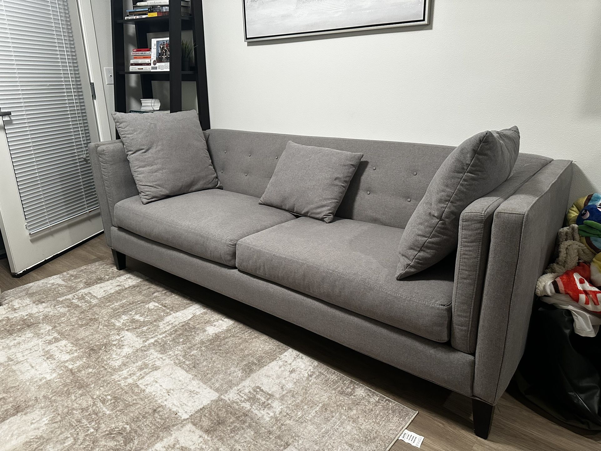 Like New Wayfair Gray Sofa Couch - FREE DELIVERY π