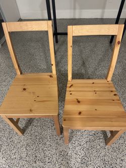 IKEA chairs (2) pinntorp