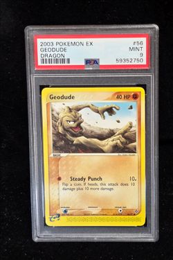 GRADED PSA 9 Geodude 56/97 Dragon