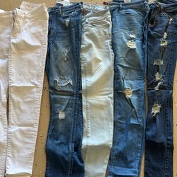 Hollister And American Eagle Jeans