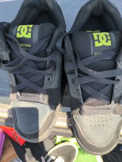 Black and Lime Green DC Shoes