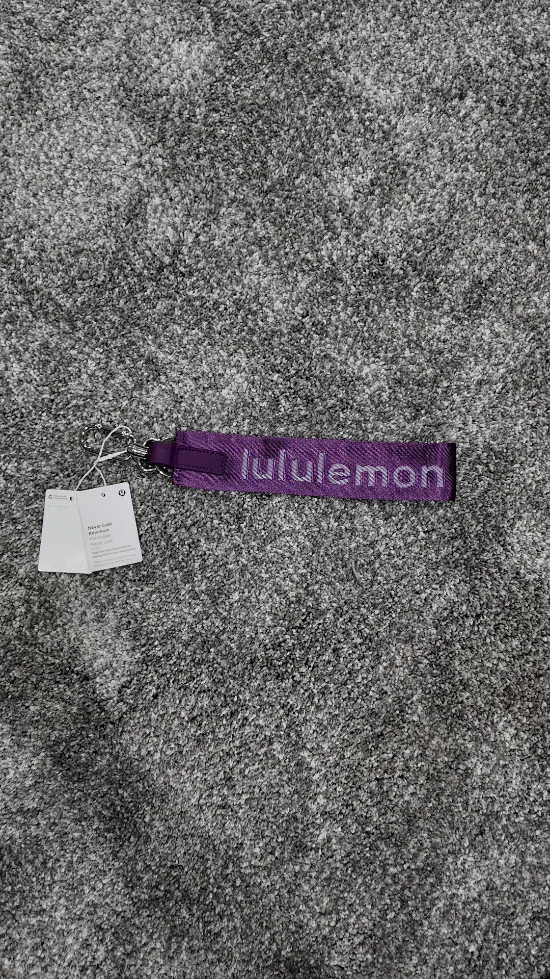 Lululemon Never Lost Keychain Purple