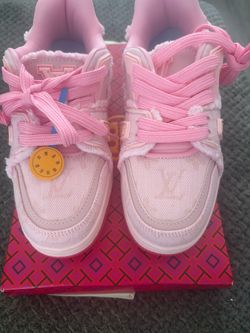 Pink sneakers