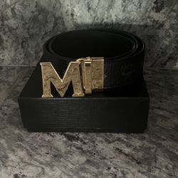 Black MCM Belt