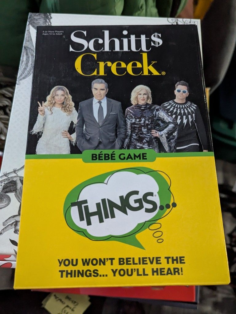 Schitts Creek Things Game