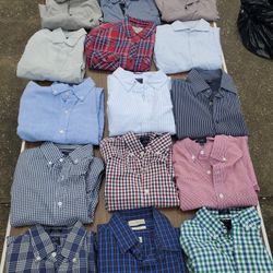 25 Mens Brand Name Shirts ..small