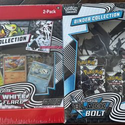 Pokemon Black Bolt Binder Collection And Poster Collection