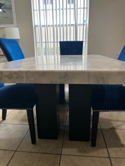 Dining table with chairs