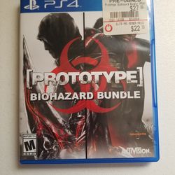 Prototype Biohazard Bundle (PS4) PlayStation 4
