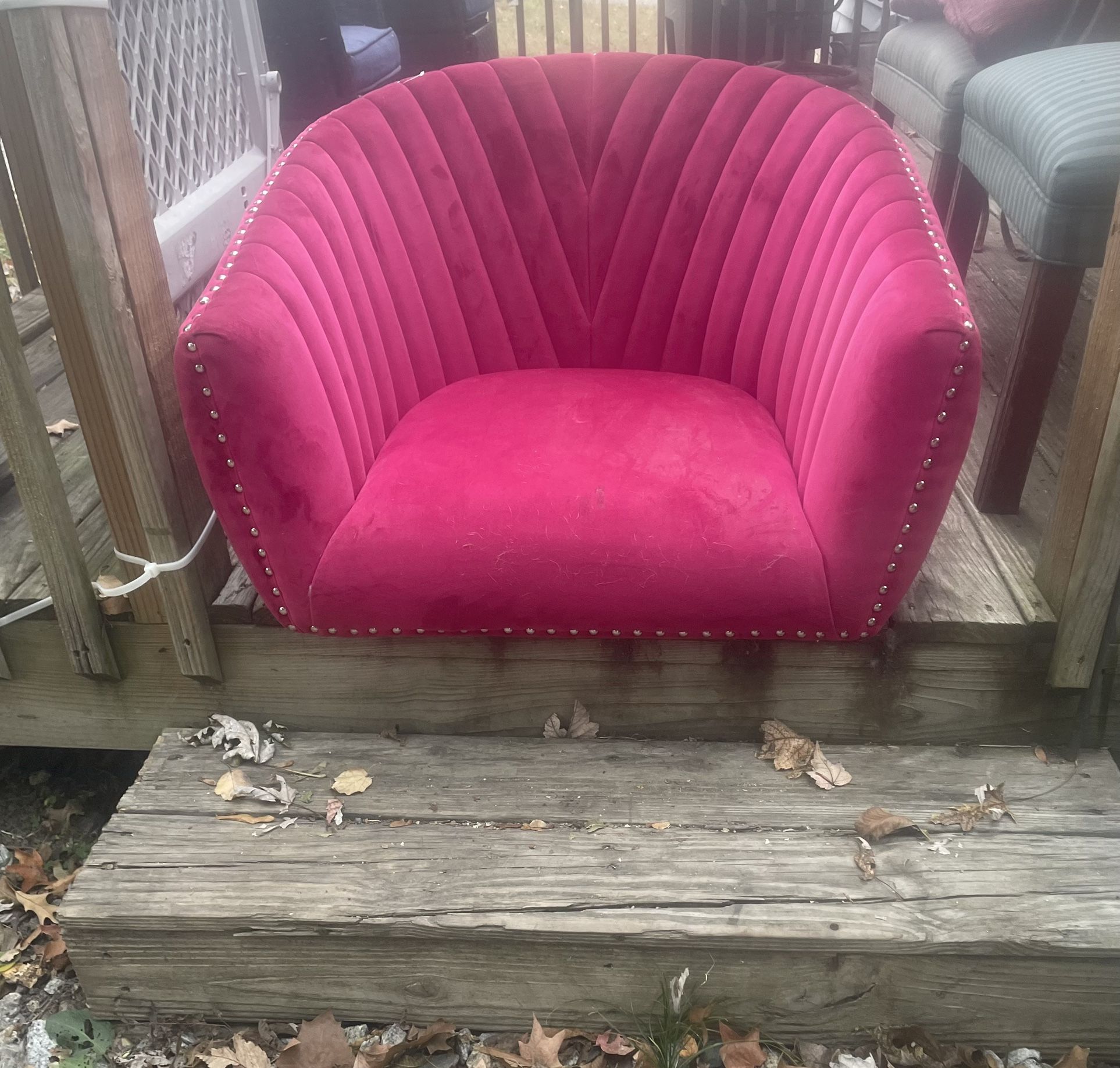 Red customized dog seat