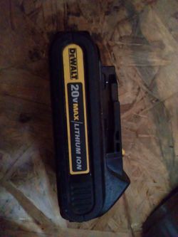 DeWalt battery