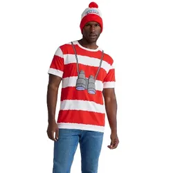 Where's Waldo Knight Costume
Includes new shirt and hat
Sizes S, , L, and XL