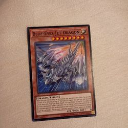 Yugioh Game Play Card Blue Eyes Jet Dragon