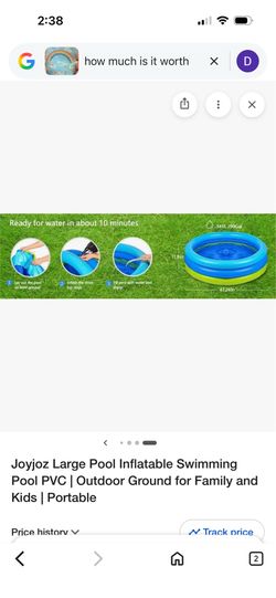 Round kiddie/baby pool( approx.  60”x 15”)