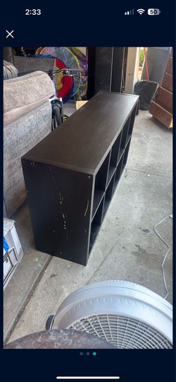 Black Storage Shelf / TV Stand – $60 OBO