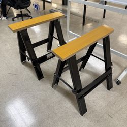 Heavy-Duty Folding Sawhorses / A-Frame Work Supports