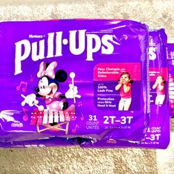 Huggies Pull Ups Girls 2T-3T (155 counts + 50+ more free diapers)