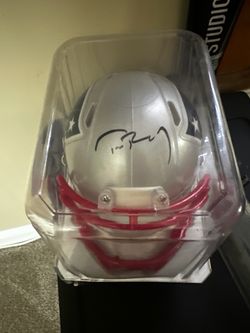 Tom Brady New England Patriots Fanatics Authentic Autographed Riddell Speed Mini Helmet