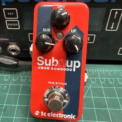 TC Electronics Sub N Up Mini Octavio Octave Effects Pedal Guitar FX 
