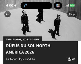 Rufus du sol tickets