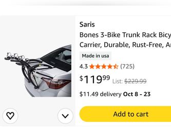 Saris Bones bike carrier