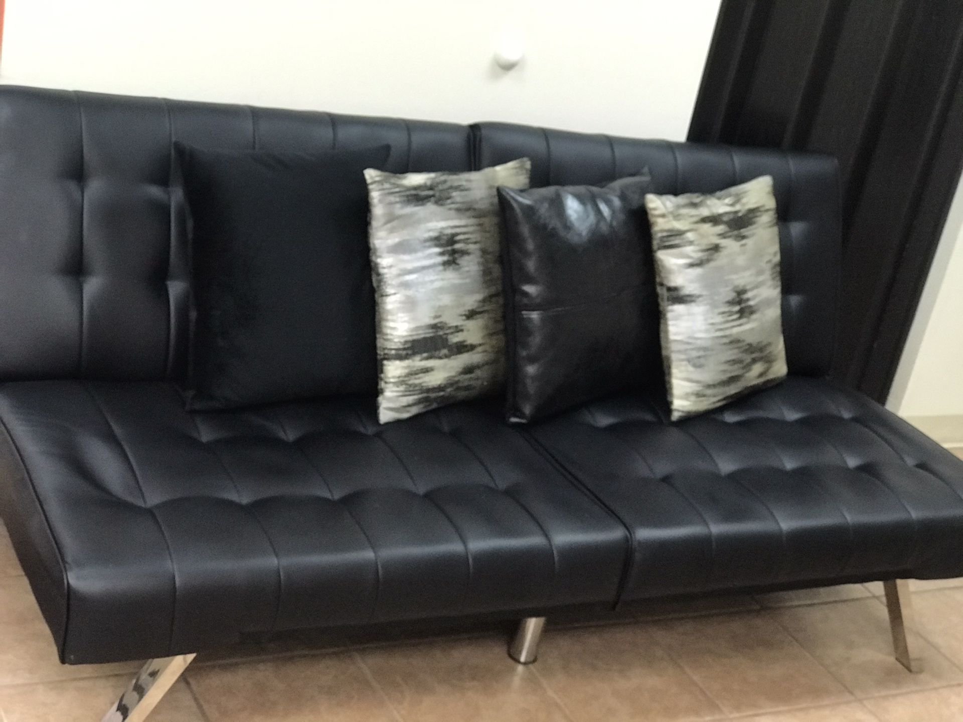 Modern Black sofa- bed