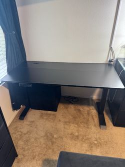 Black Electric Sit/Stand Office or School Desk