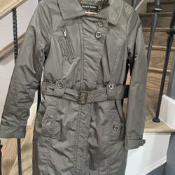 Women’s Small Down Feather Filled Lined Anorak Jacket 