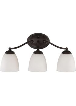 BNIB Three Light Vanity Fixture 