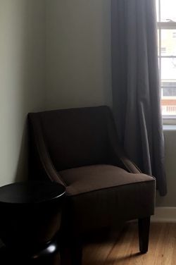 Two Accent Brown Chairs