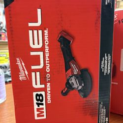 Milwaukee new 6” Grinder M18 Fuel 