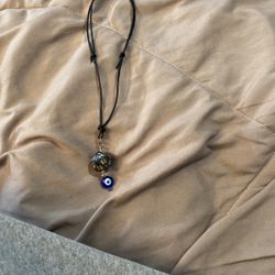D20 With Evil Eye Choker 