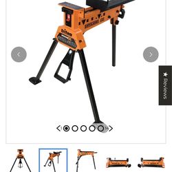 Portable tradesmen jaws/ vice with tray new great for portable