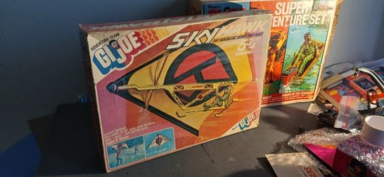 Vintage GI Joe Adventure Team Skyhawk Boxed Sealed Contents Rare
