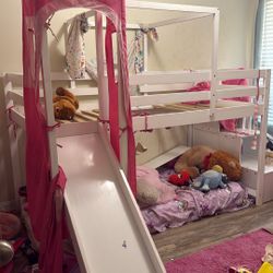 Girls Slide Bunk Bed