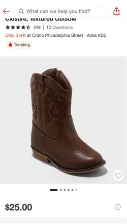 Western toddler boots