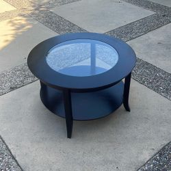 Wood And Glass Table For Sale 