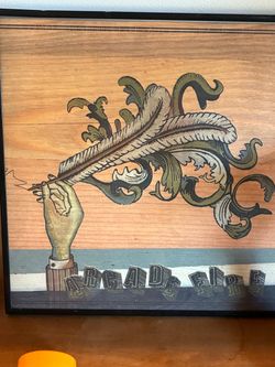 Arcade Fire framed record cover