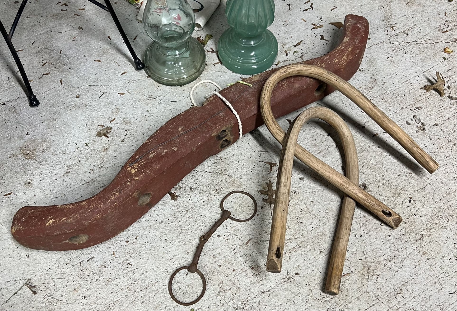 Double Tree Ox Harness  PCs. As Seen In Photo