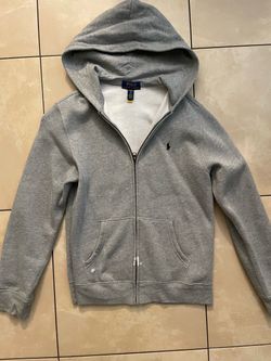 Ralph Lauren Polo zip up jacket size 18/20 small grey