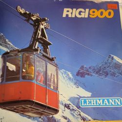 Vintage Lehmann Rigi 900 Plastic Cable Car Manual Ski Lift Tram Gondola Germany Box