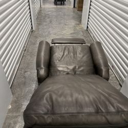 Pottery Barn, Grey Recliner