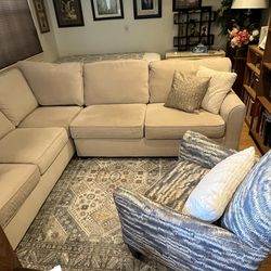 Sectional Sofa And Accent Chair