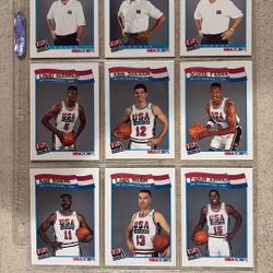 1992 McDonalds Hoops USA Basketball basketball Dream Team card collection 