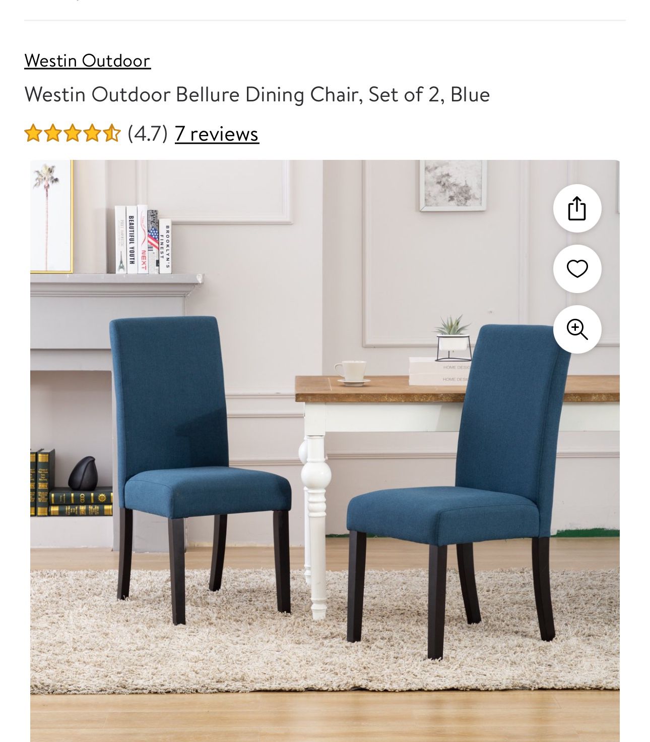 Set Of 2 Chairs (only 2 Available) 