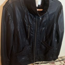 Faux Leather Jacket 