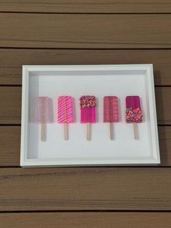 Popsicle resin art