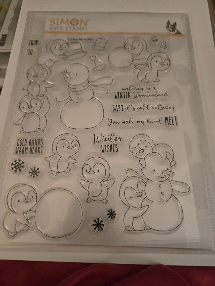 Simon Says Warm Heart Winter Stamp & Die Set