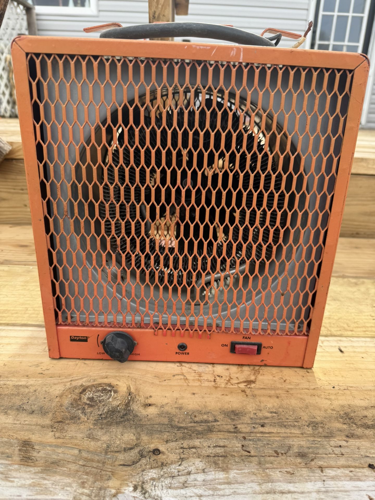 Heavy Duty- Dayton Shop Heater
